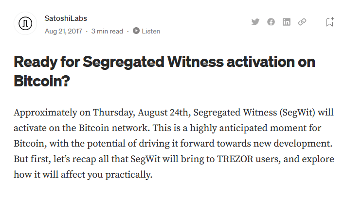 btc segwit activation august